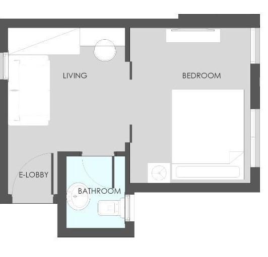 Floor plan for apartment at RIVAN