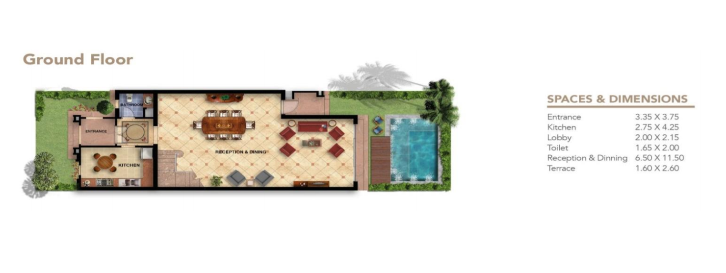Floor plan for townhouse at Mountain View iCity October