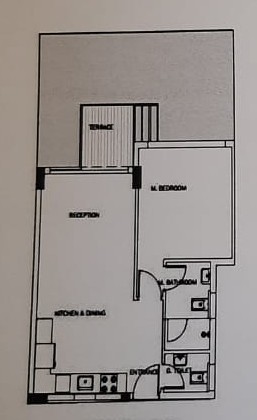 Floor plan for apartment at Leaves