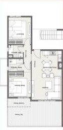 Floor plan for chalet at Summer