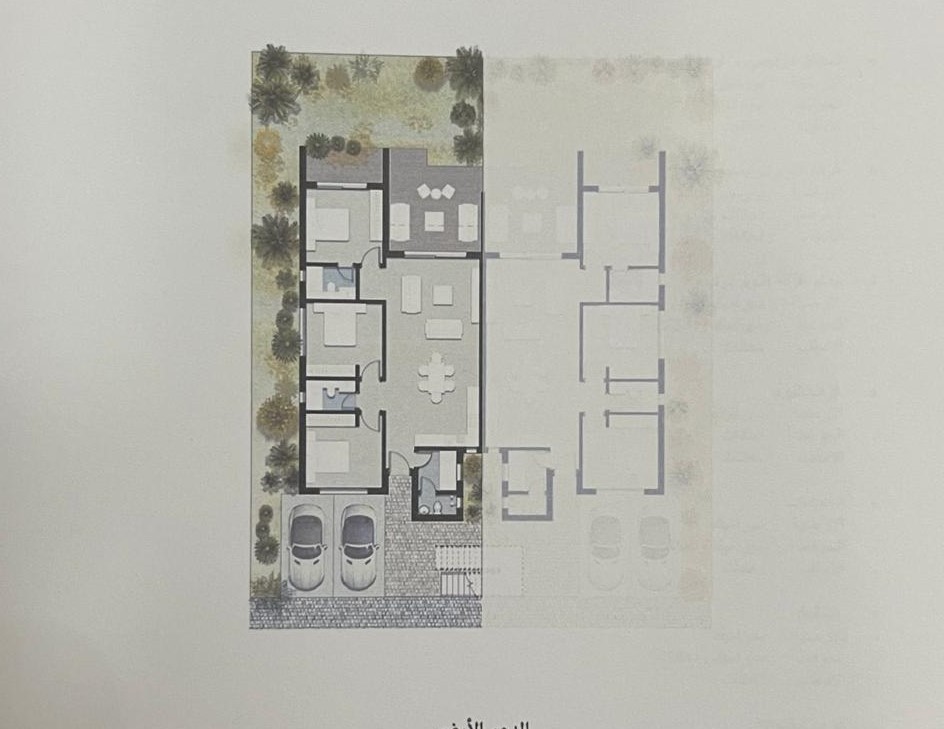 Floor plan for chalet at Silversands