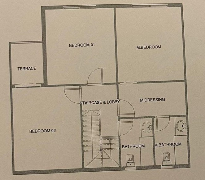 Floor plan for duplex at Aliva Mountain View Mostakbal City