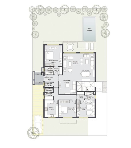 Floor plan for apartment at ALMA