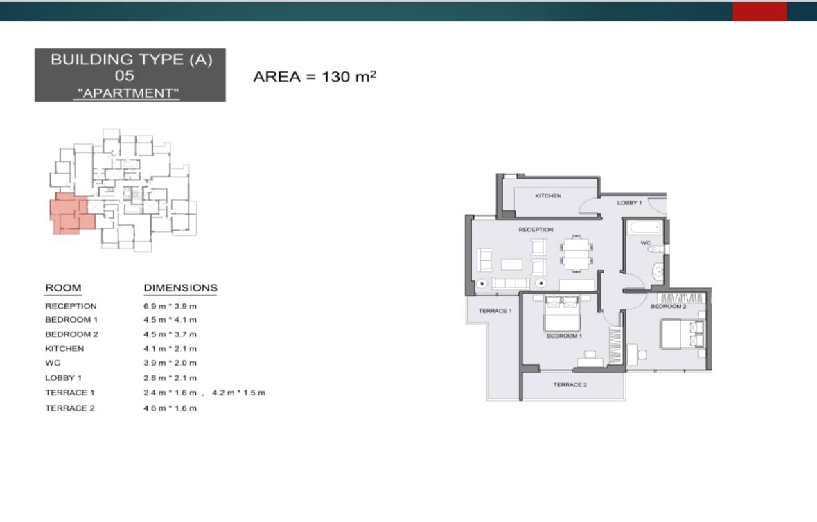 Floor plan for apartment at Serrano