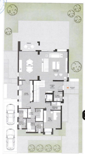 Floor plan for villa at O West Orascom