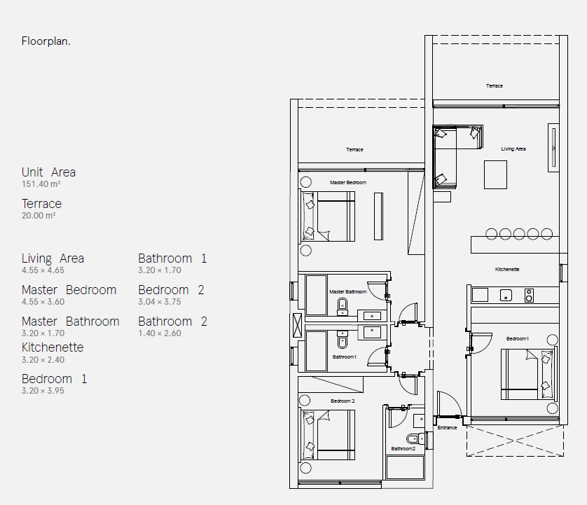 Floor plan for  at ARC- Soma Bay