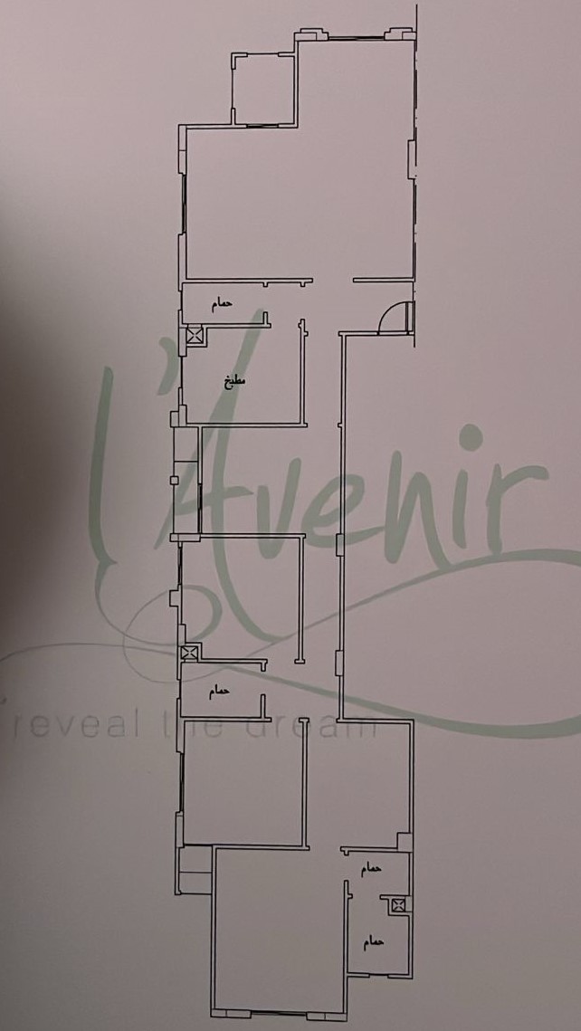 Floor plan for apartment at L’Avenir