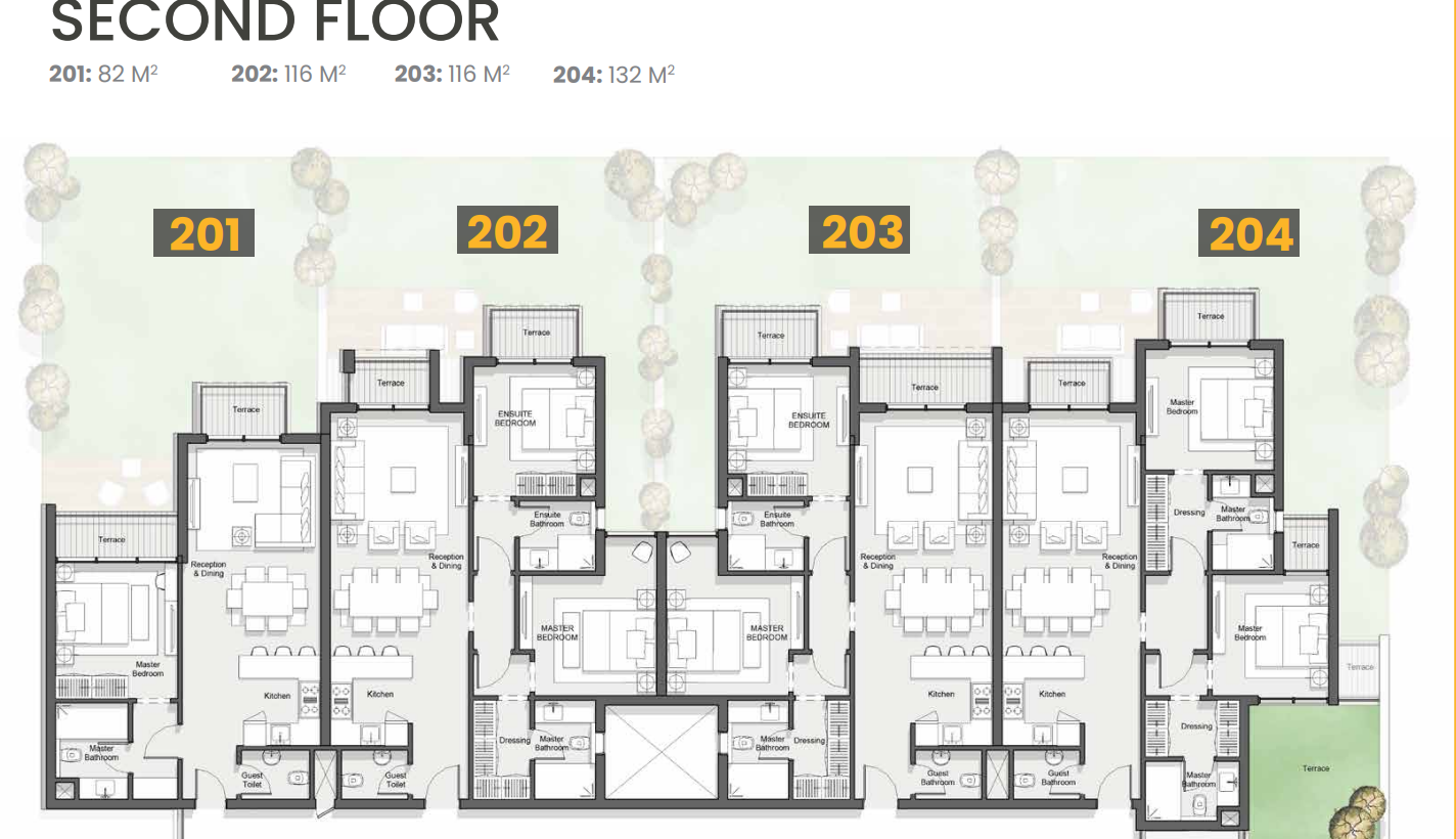 Floor plan for chalet at Azha