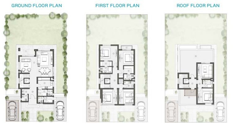 Floor plan for villa at The Valleys