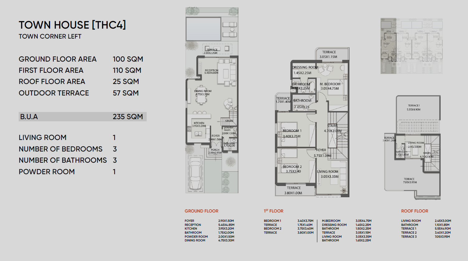 Floor plan for townhouse at Lake West 4