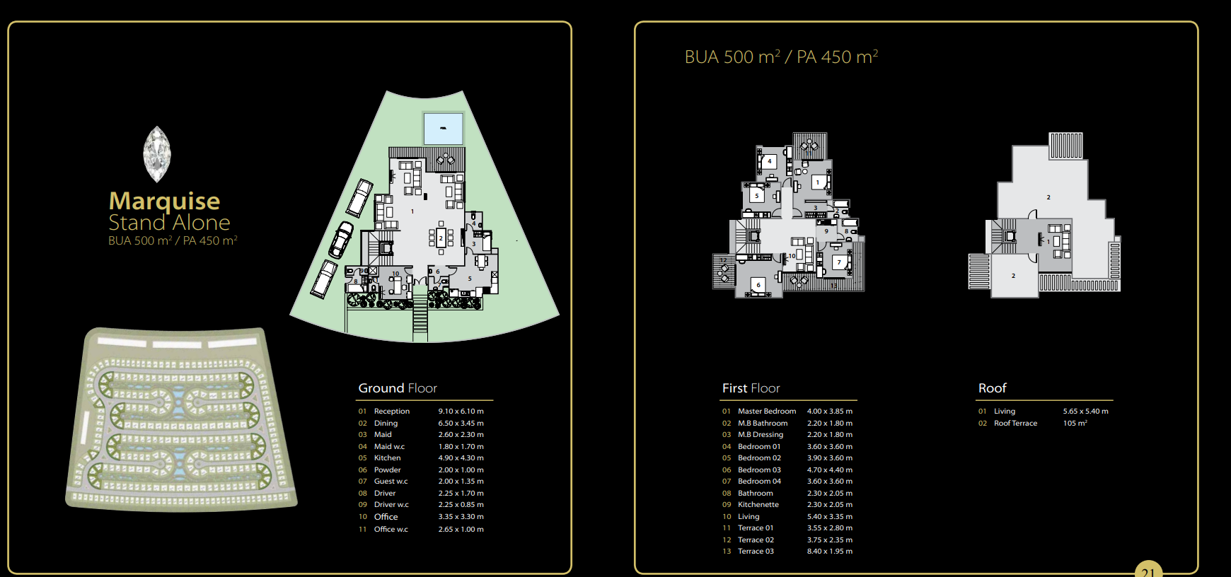 Floor plan for villa at Midtown Solo