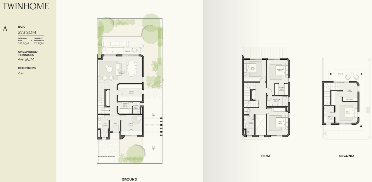 Floor plan for  at Crescent Walk