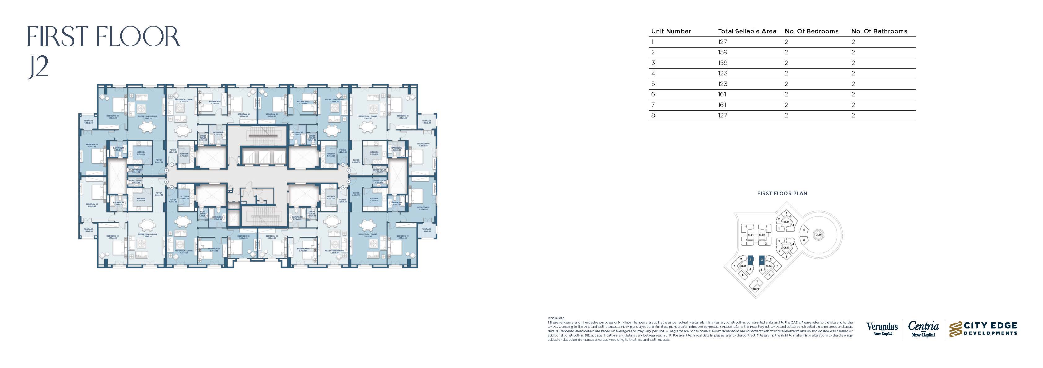 Floor plan for apartment at New Garden City