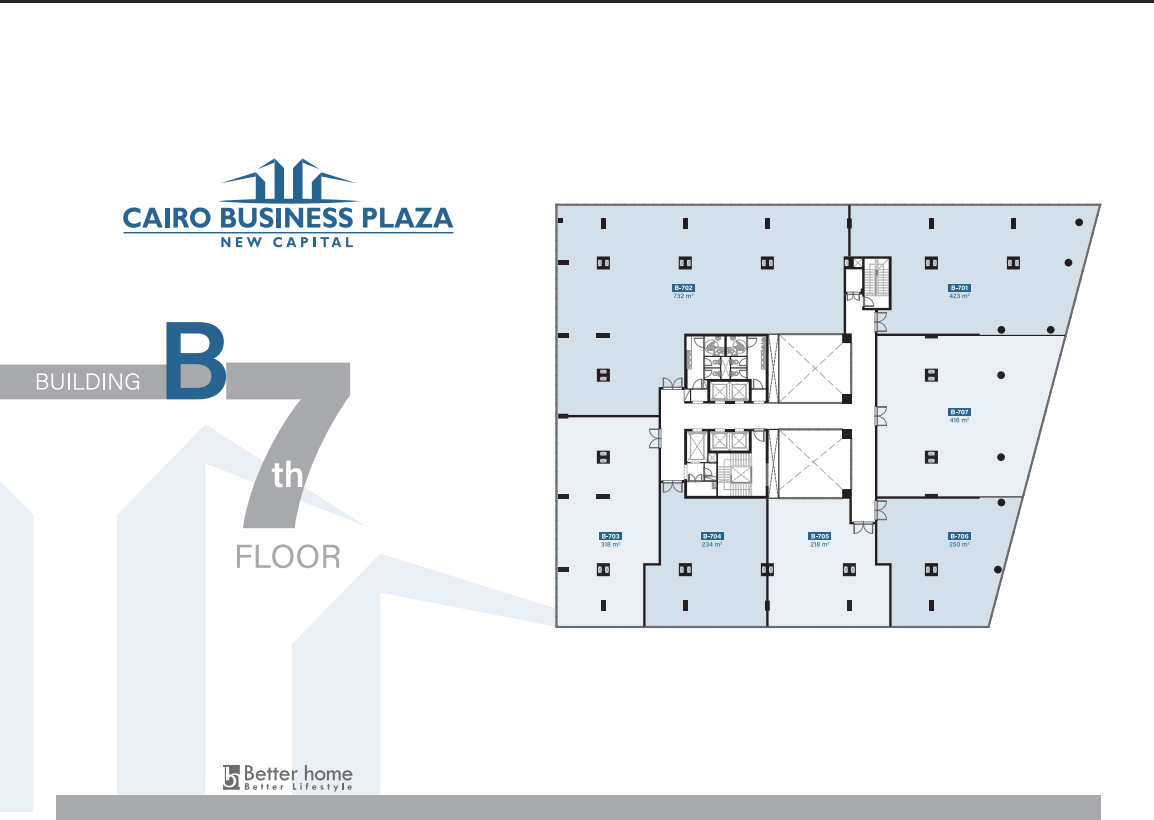 Floor plan for  at Cairo Business Plaza