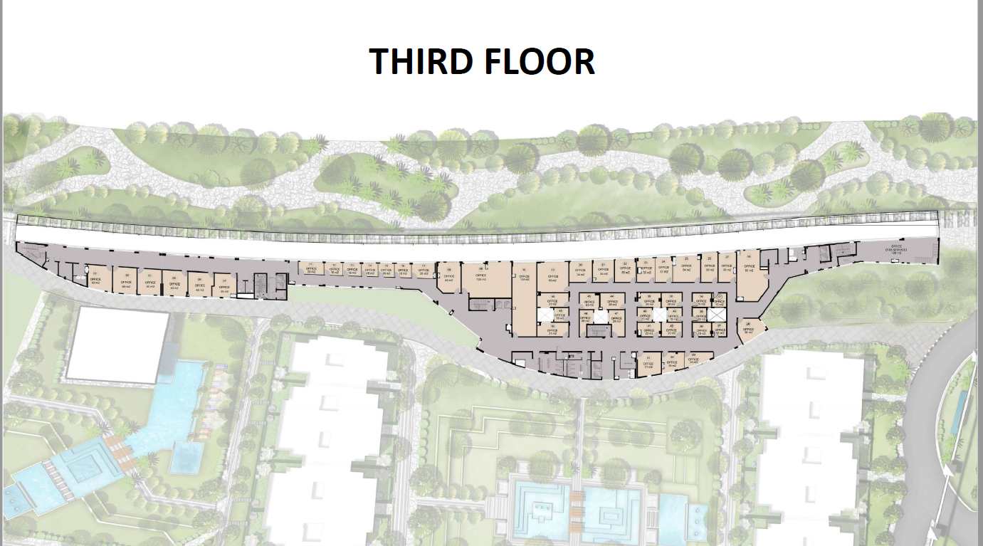Floor plan for  at De joya 1 strip mall