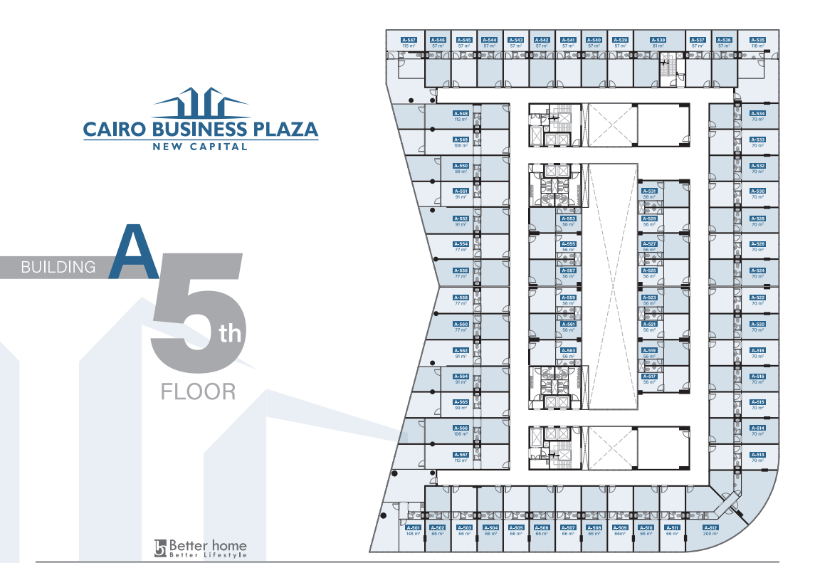 Floor plan for  at Cairo Business Plaza