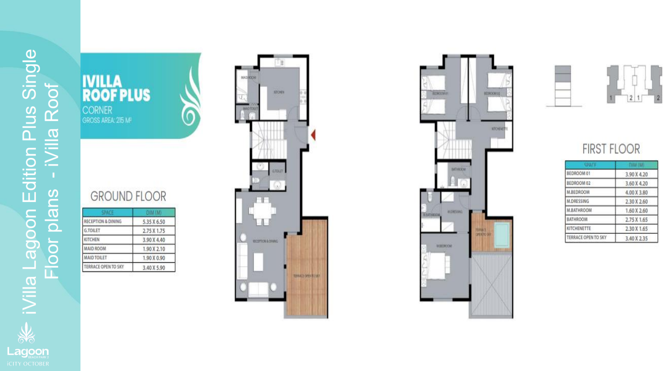 Floor plan for duplex at Mountain View iCity October