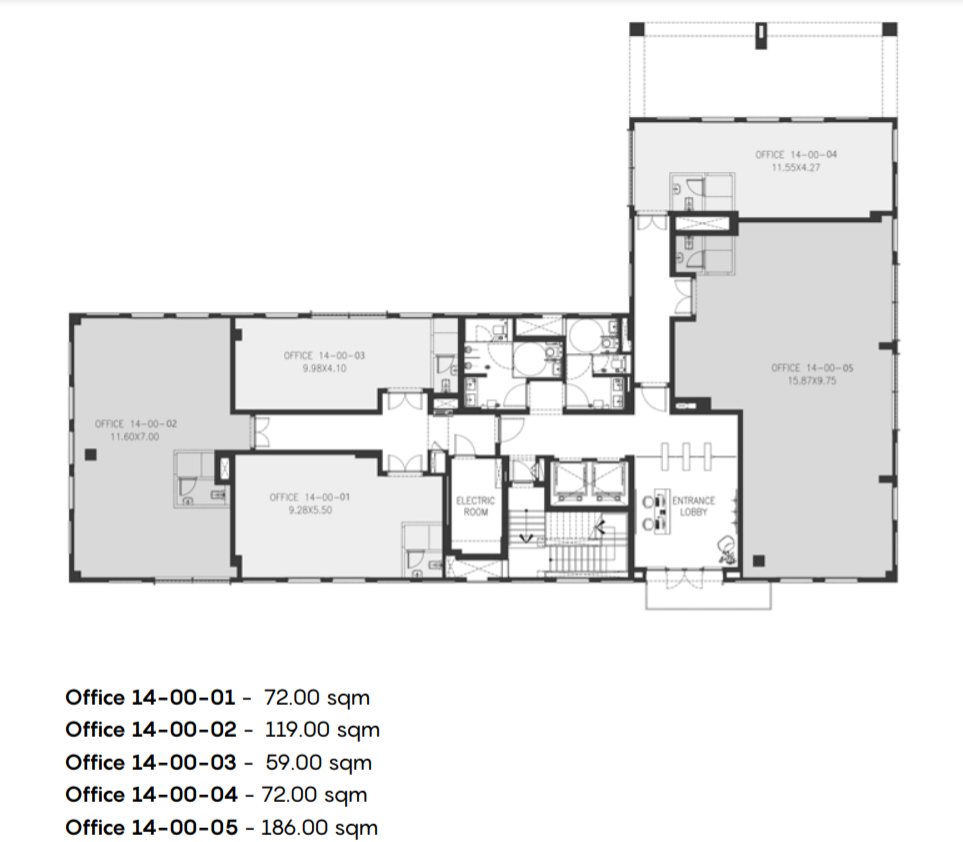 Floor plan for  at DISTRICT 5