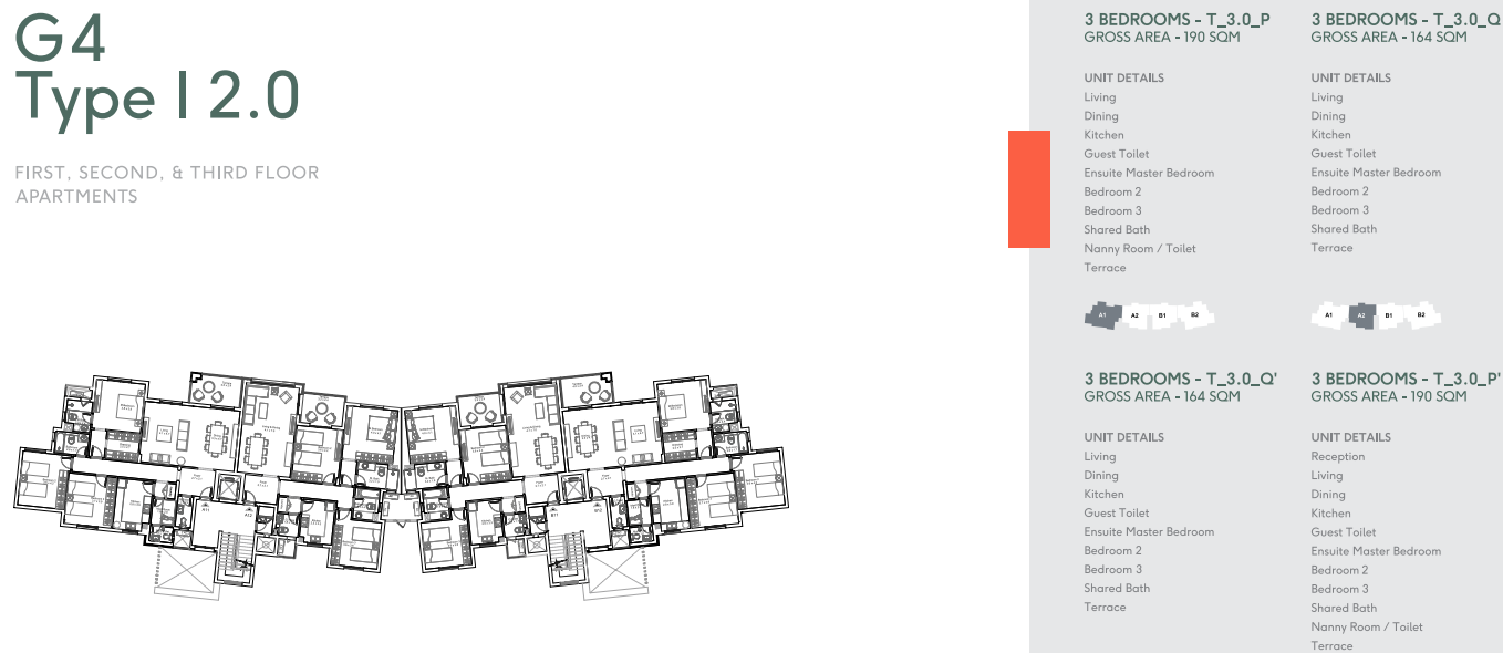Floor plan for townhouse at DISTRICT 5
