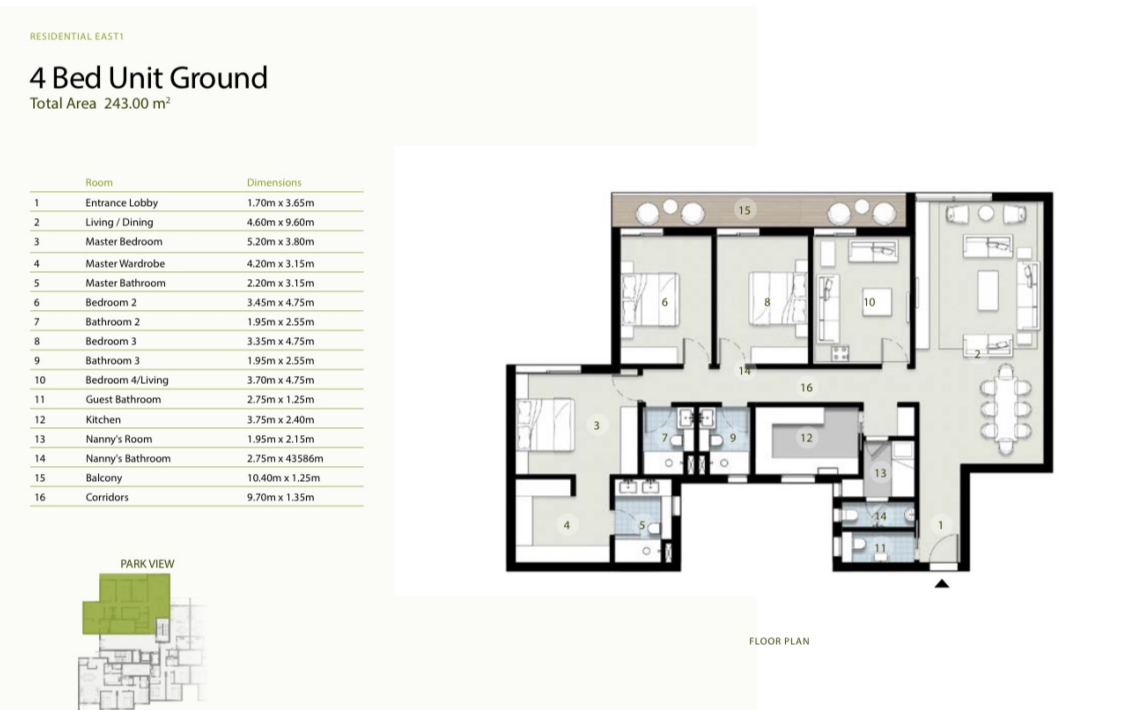 Floor plan for duplex at ZED