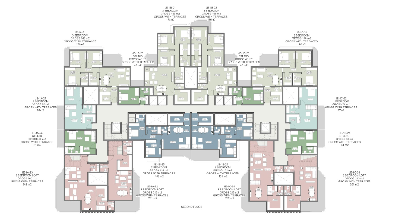 Floor plan for  at J East-Phase 1