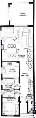 Floor plan for  at Hyde Park