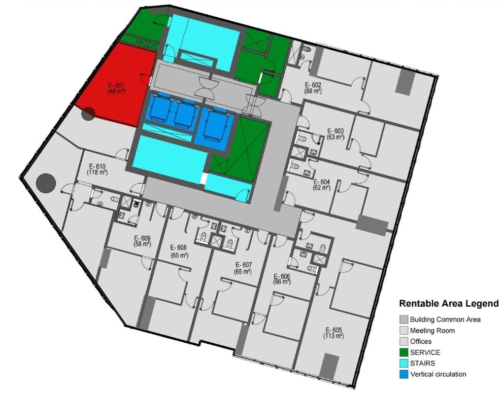 Floor plan for  at Obsidier