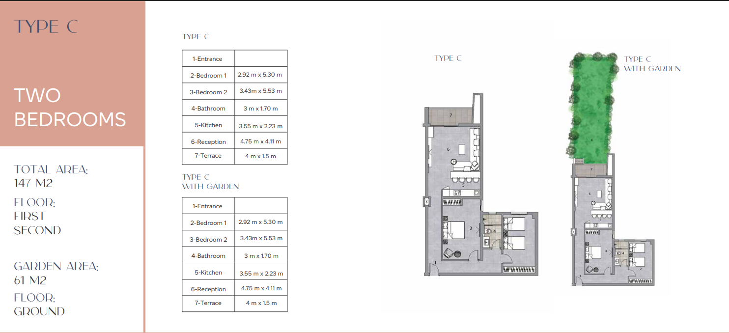 Floor plan for apartment at Alura