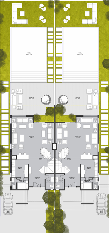 Floor plan for  at Direction white Phase one