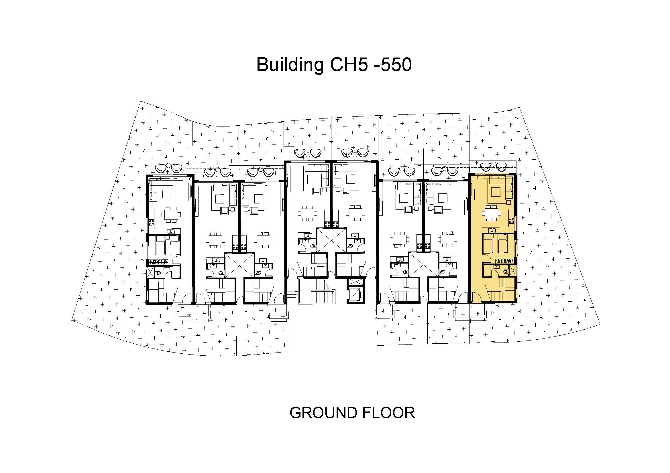 Floor plan for duplex at Cali Coast Ras El Hekma