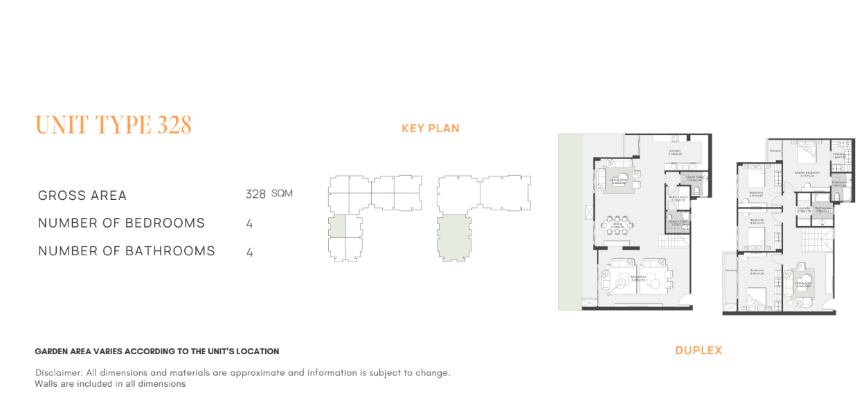 Floor plan for duplex at El Patio Sola