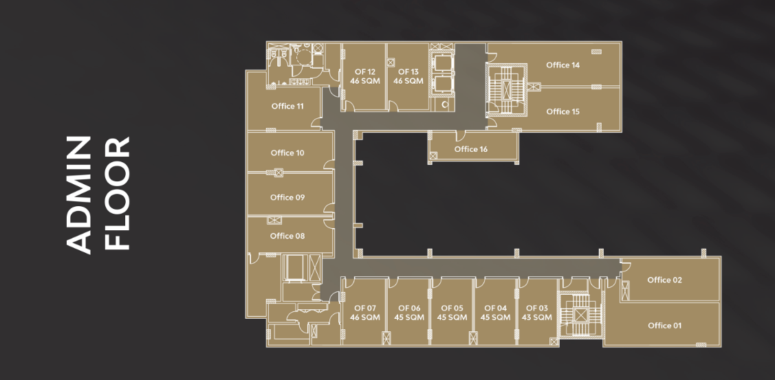 Floor plan for  at Regency Business Tower 1