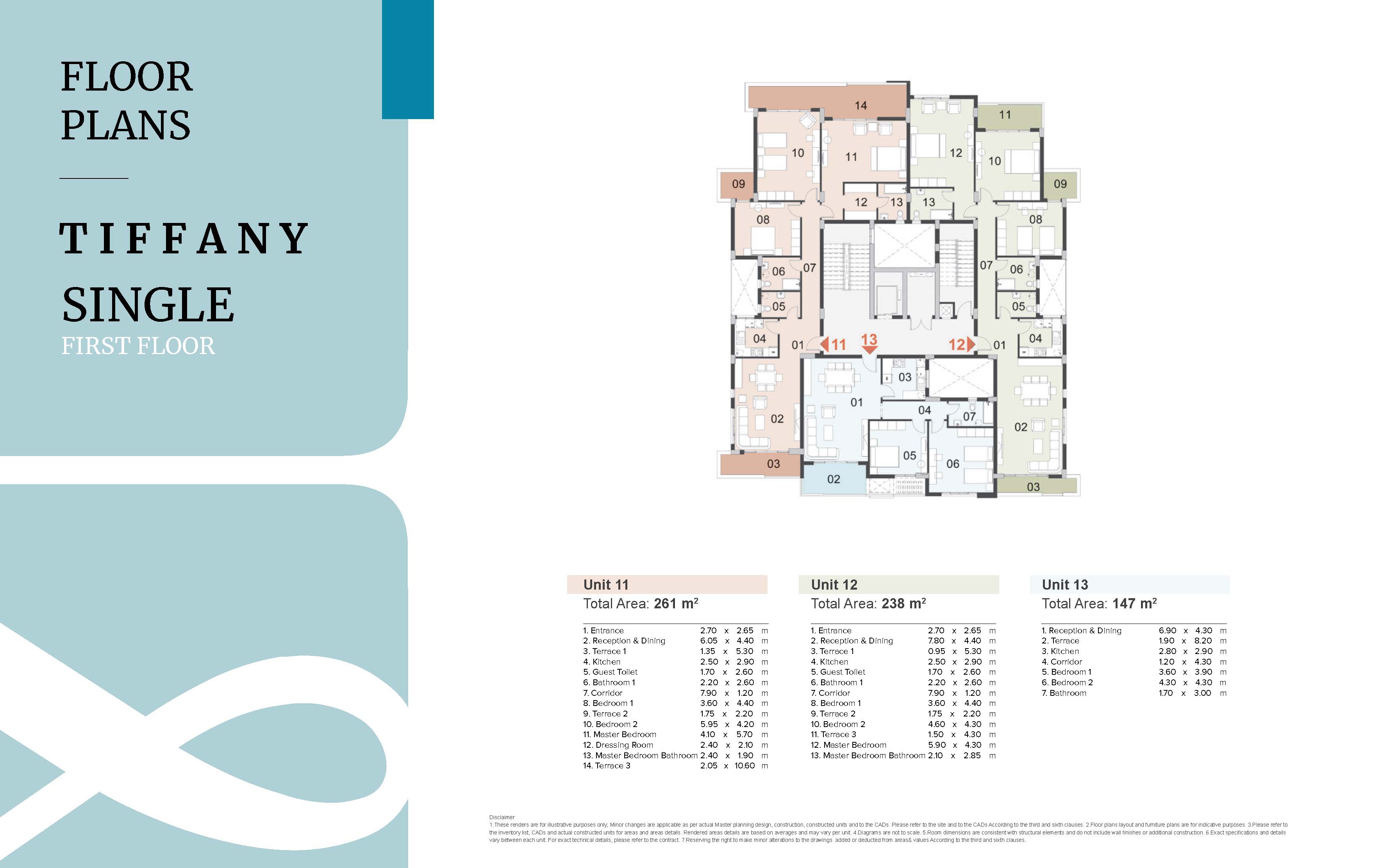Floor plan for apartment at Mazarine