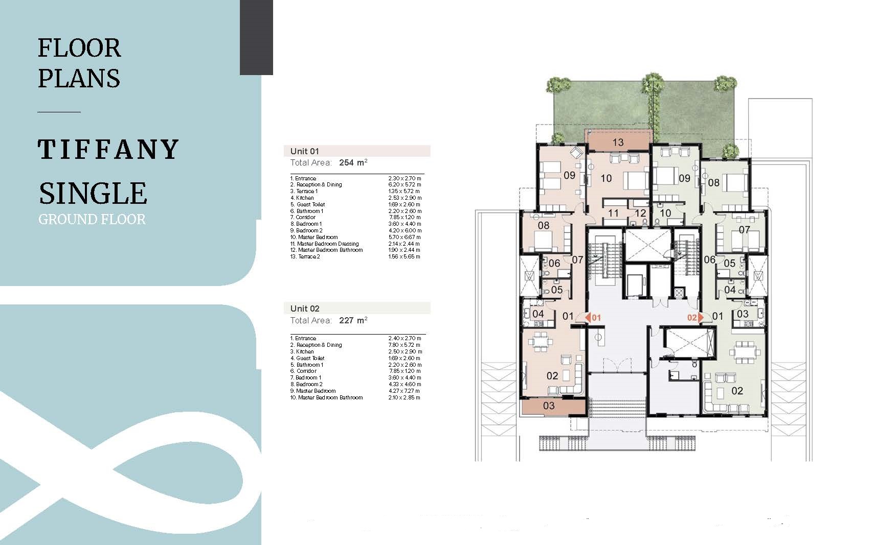Floor plan for apartment at Mazarine