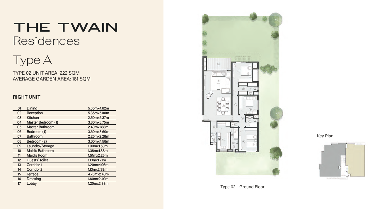Floor plan for apartment at Swan Lake West