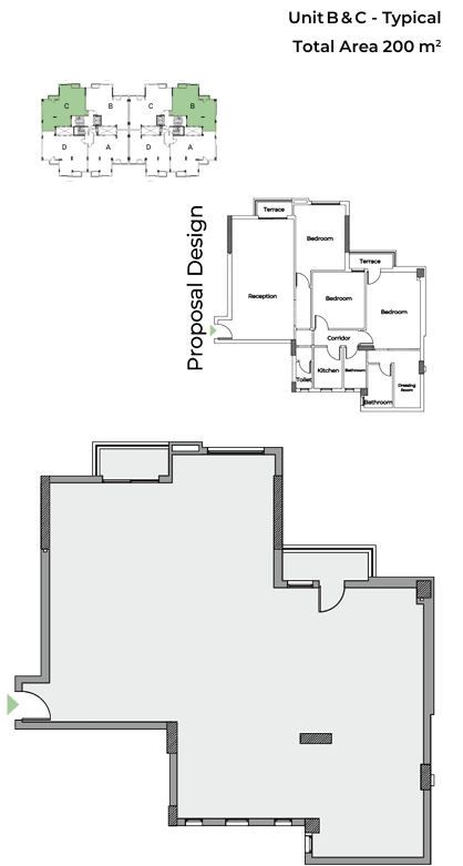 Floor plan for apartment at Capital Heights 1