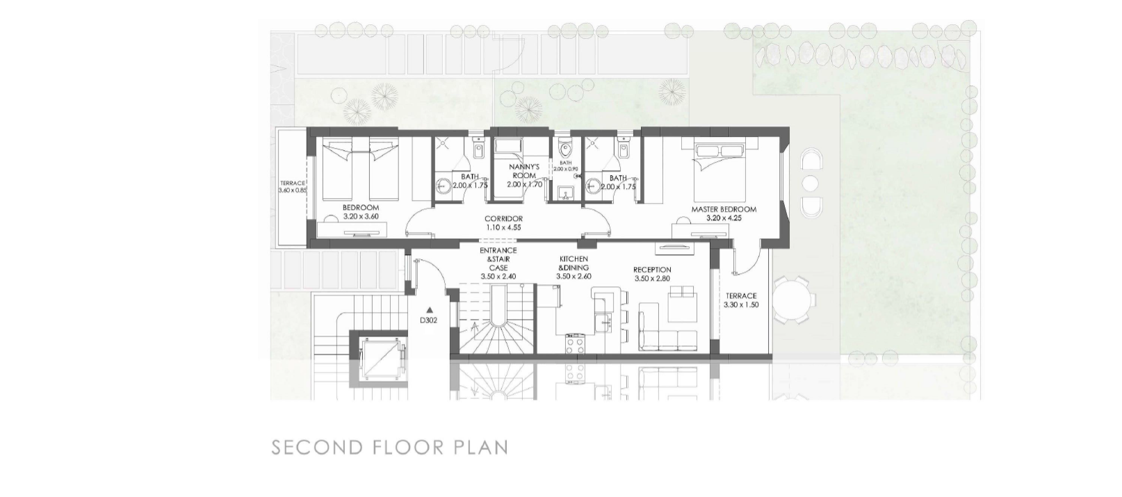 Floor plan for penthouse at El Masyaf