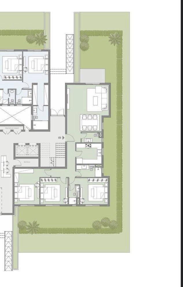 Floor plan for apartment at HAPTown