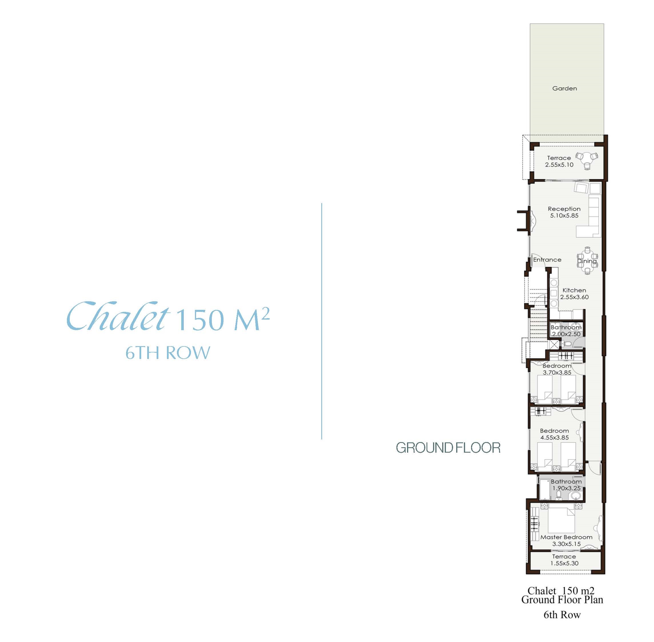 Floor plan for chalet at La Vista Topaz