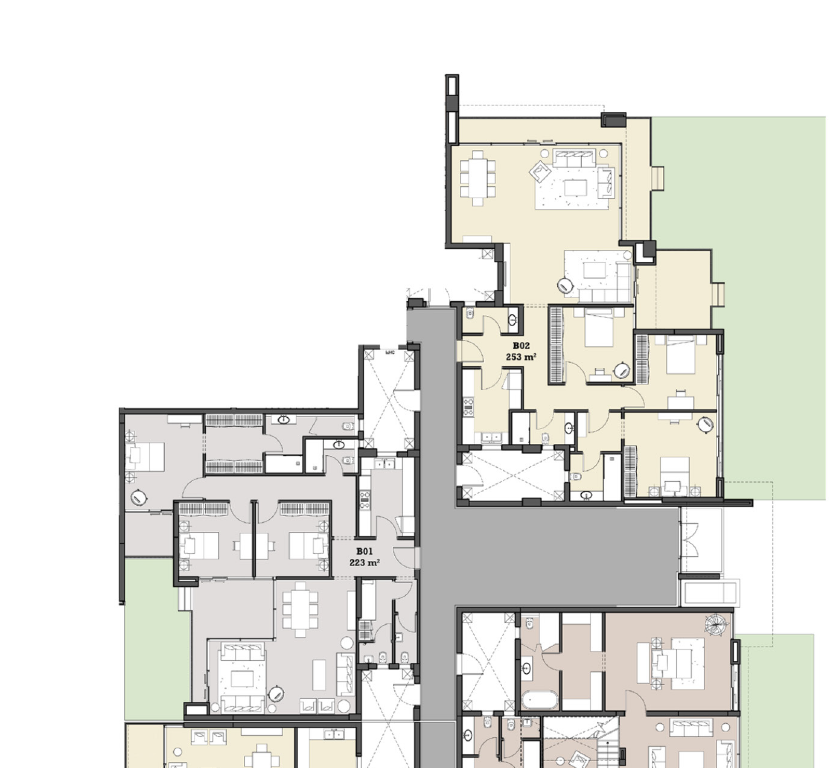Floor plan for apartment at The View Waterway