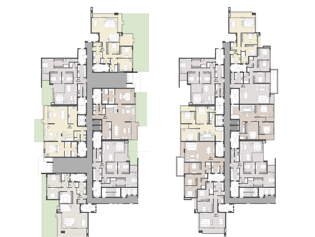 Floor plan for duplex at The View Waterway