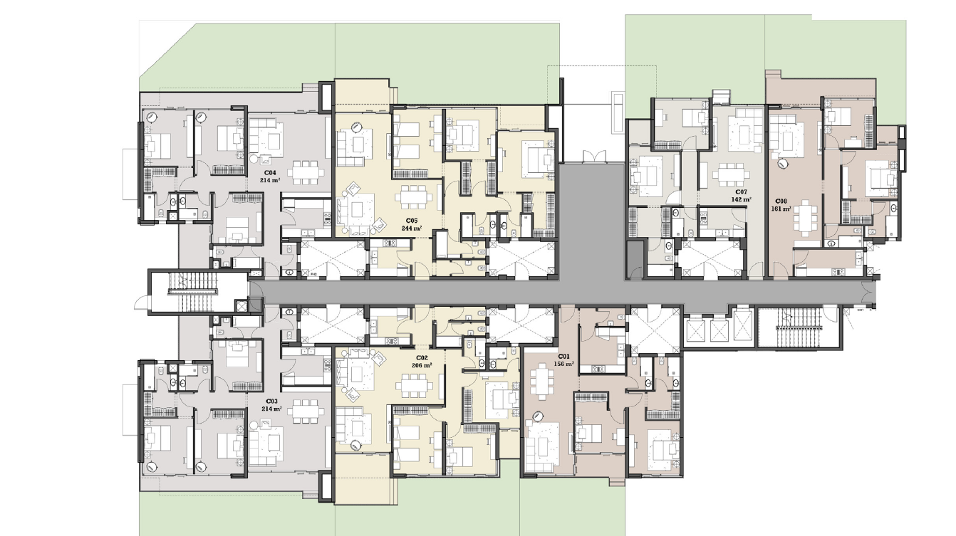 Floor plan for apartment at The View Waterway