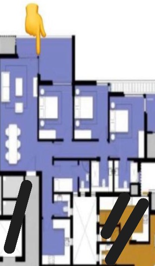 Floor plan for apartment at Solana East