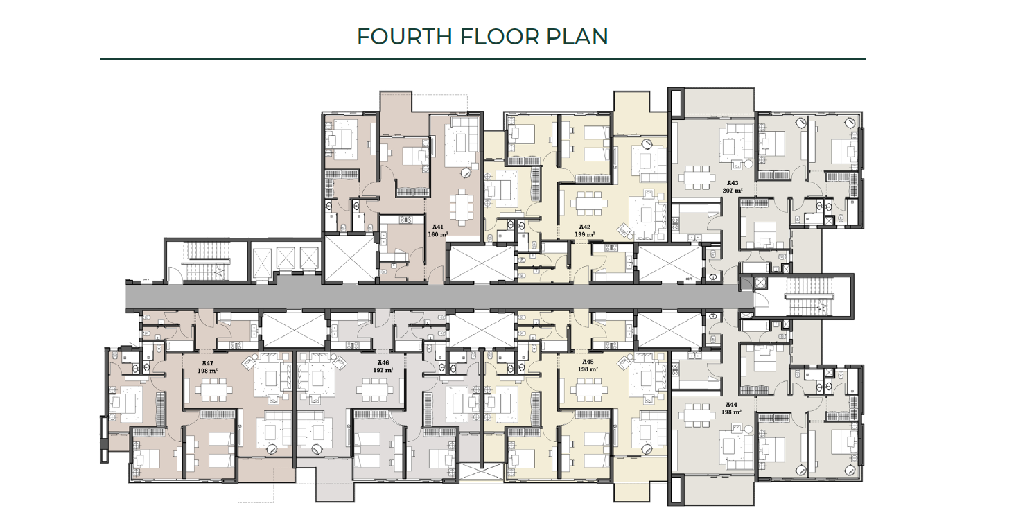 Floor plan for apartment at The View Waterway