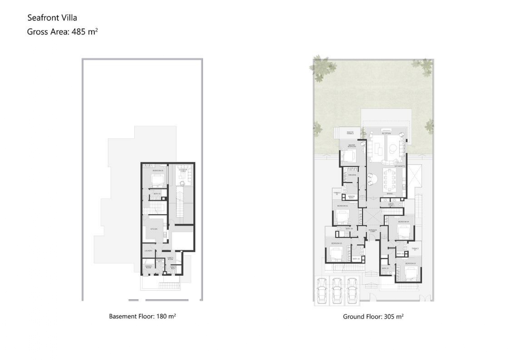 Floor plan for villa at The Waterway North Coast-Phase One