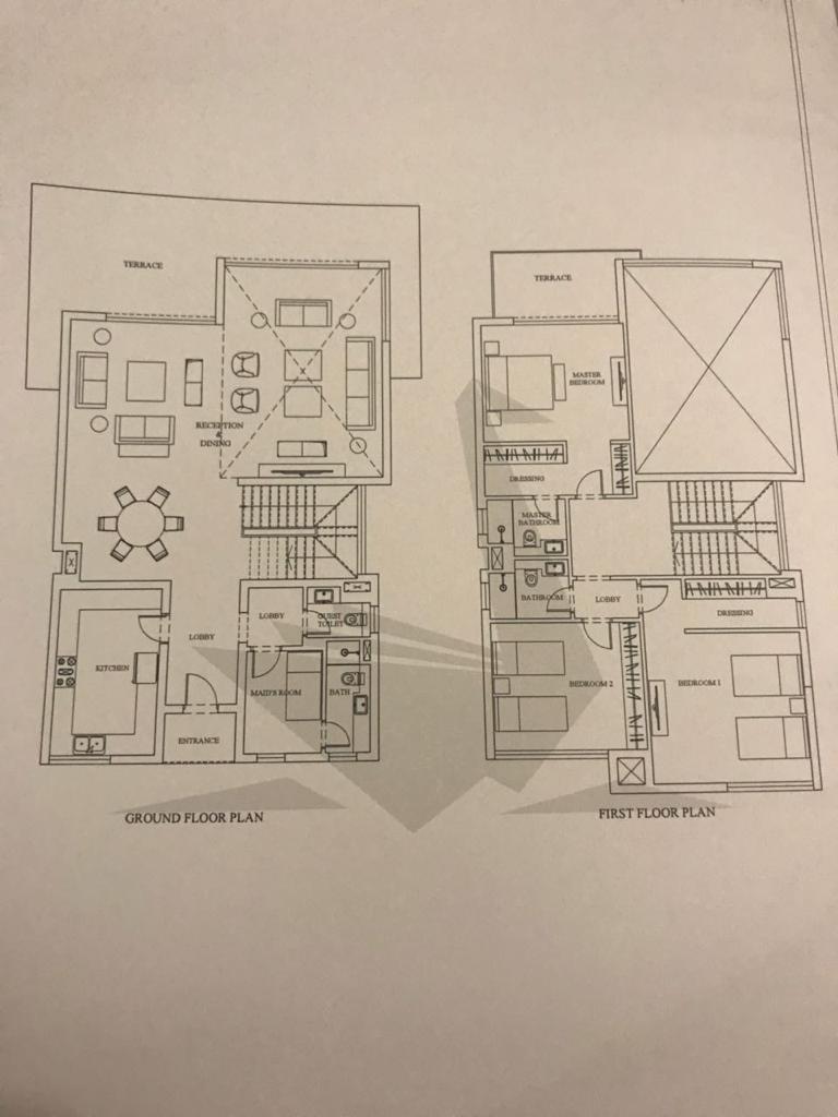 Floor plan for villa at Swanlake North Coast