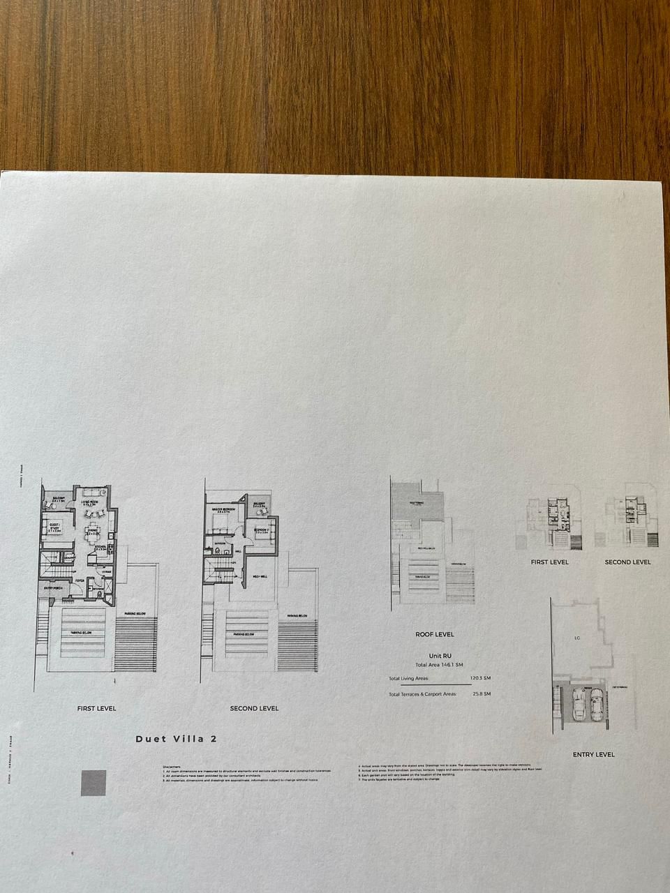 Floor plan for duplex at SKAIA  Marassi
