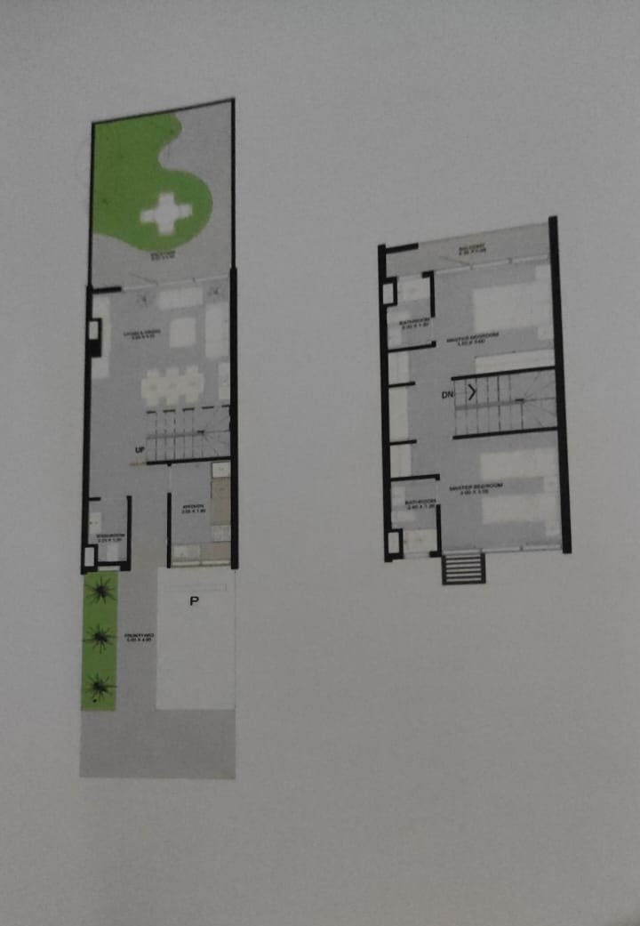 Floor plan for townhouse at Montenapoleone