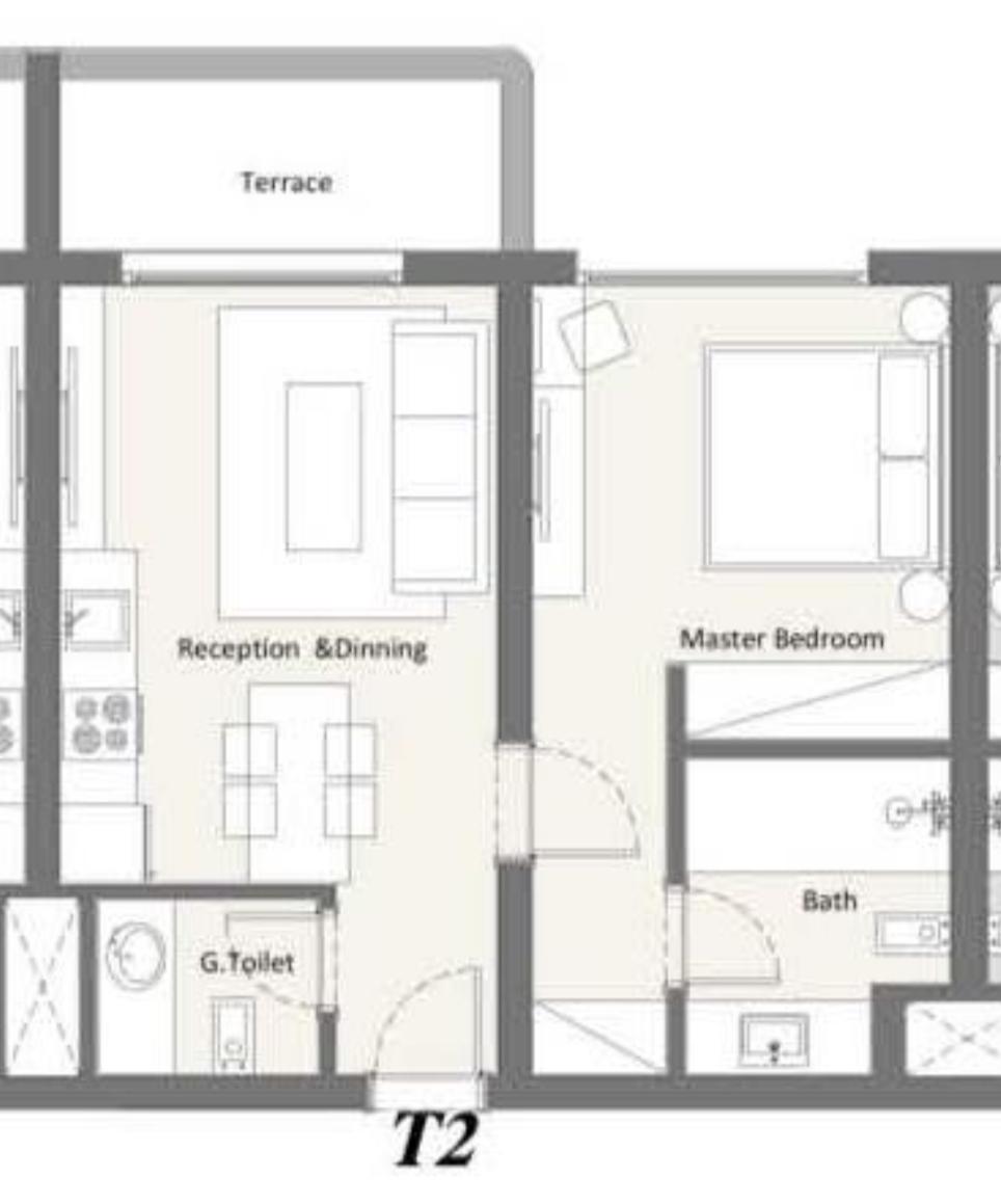 Floor plan for chalet at Hacienda Waters