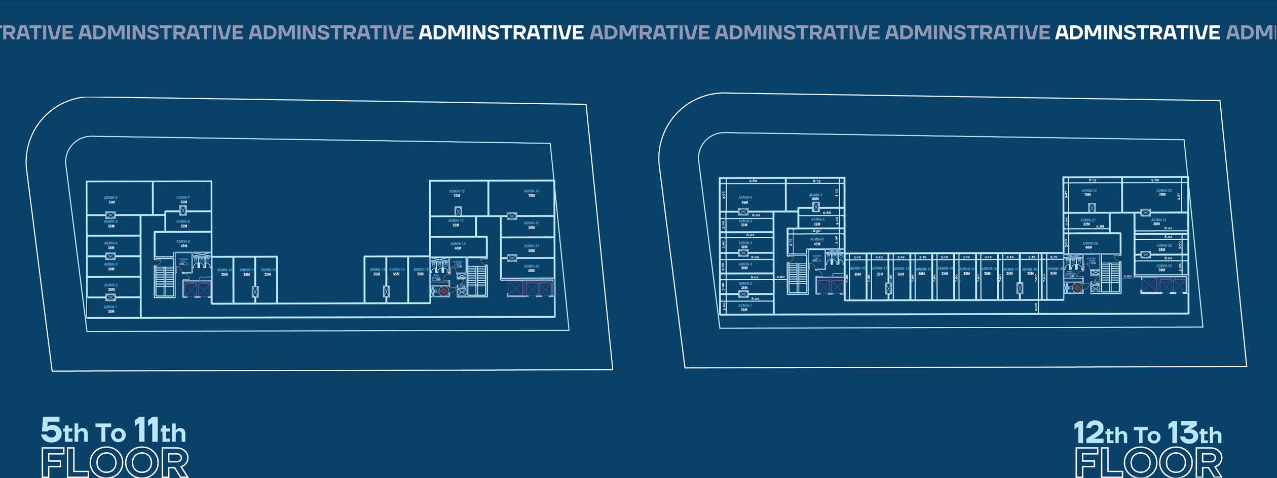 Floor plan for  at Evolve Tower